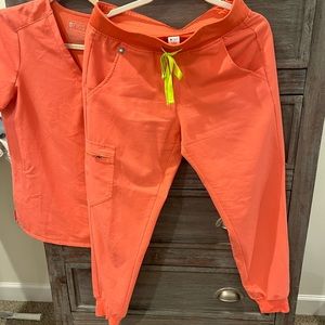 FIGS-limited color hot coral!